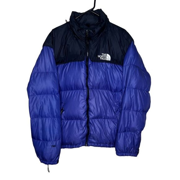 Vintage The North Face 700 Down 90s Nuptse Blue Jacket XL - Picture 1 of 11